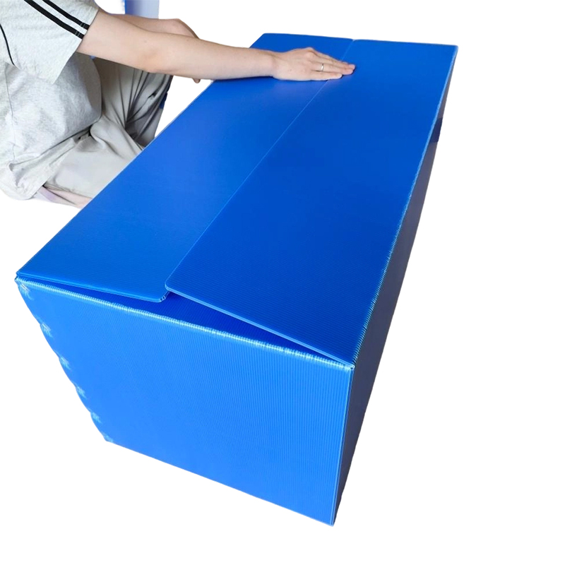 Kotak Papan Berongga Bergelombang PP Tahan Air Stackable