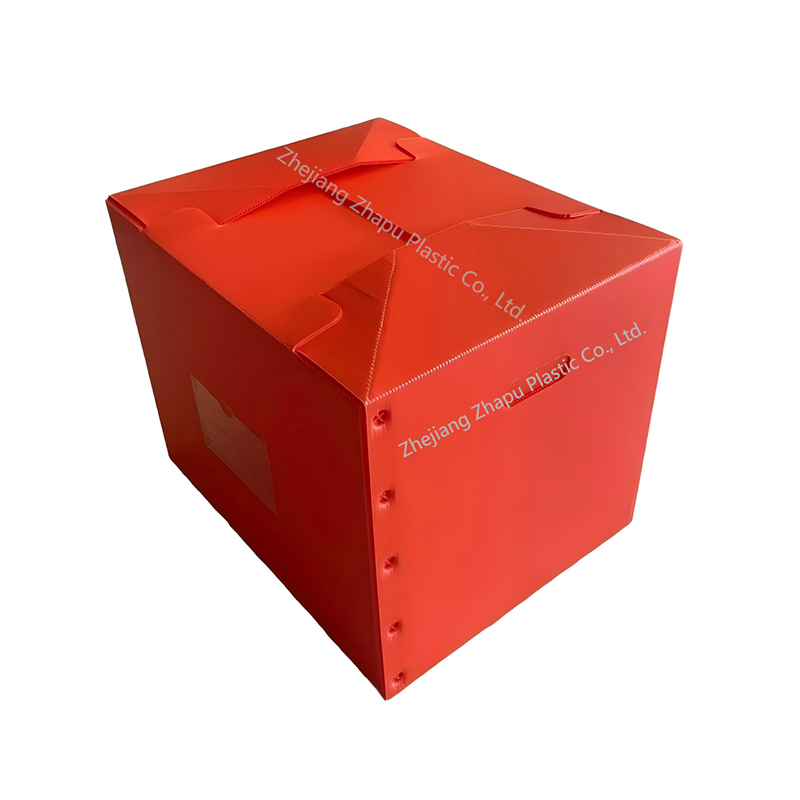 Tempat Penyimpanan Plastik Bergelombang PP Stackable Persegi