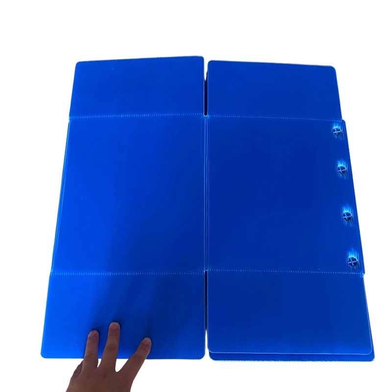 Tempat Penyimpanan Plastik Bergelombang PP Stackable Persegi